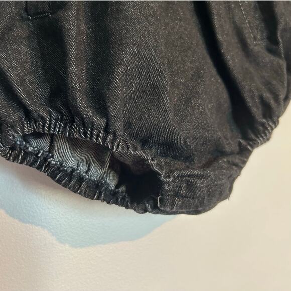 Bamboo Long Sleeve Black Denim Bubble Romper – Toddler Girl Size 2 - Picture 2 of 7